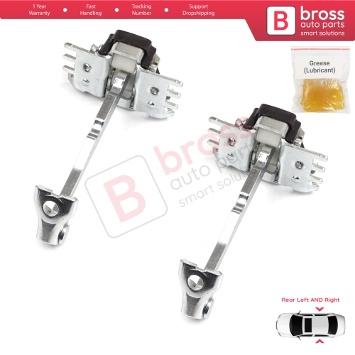2 Pieces Rear Door Hinge Stop Check Strap Limiter for Renault Espace MK4 J81 JK0/1 2002-2015 8200070661