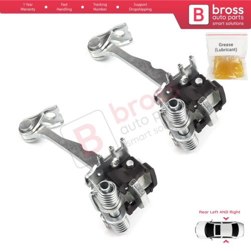 2 Pieces Rear Door Hinge Stop Check Strap Limiter for Renault Espace MK4 J81 JK0/1 2002-2015 8200070661