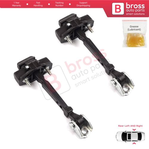 2 Pieces Rear Door Hinge Stop Check Strap Limiter for Renault Clio MK4 BH/KH 2012-2021 824307049R 