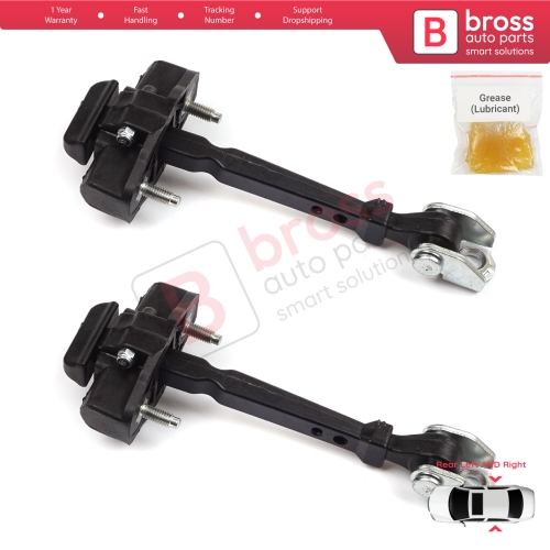 2 Pieces Rear Door Hinge Stop Check Strap Limiter for Renault Clio MK4 BH/KH 2012-2021 824307049R 