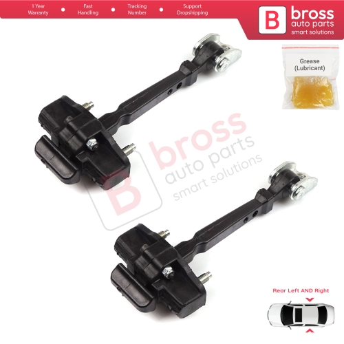 2 Pieces Rear Door Hinge Stop Check Strap Limiter for Renault Clio MK4 BH/KH 2012-2021 824307049R 