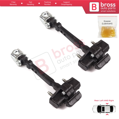 2 Pieces Rear Door Hinge Stop Check Strap Limiter for Renault Clio MK4 BH/KH 2012-2021 824307049R 