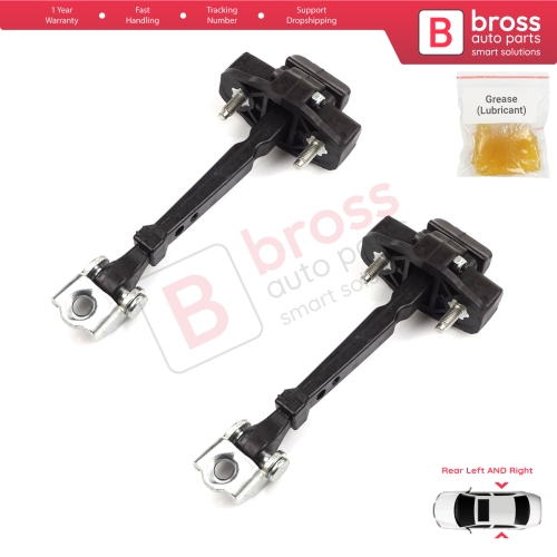2 Pieces Rear Door Hinge Stop Check Strap Limiter for Renault Clio MK4 BH/KH 2012-2021 824307049R 