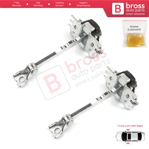 2 Pieces Front Door Hinge Stop Check Strap Limiter for Renault Scenic Grand Scenic MK3 JZ0/1 2009-2016 804310008R
