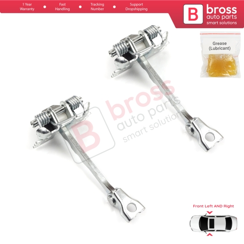 2 Pieces Front Door Hinge Stop Check Strap Limiter for Renault Scenic Grand Scenic MK3 JZ0/1 2009-2016 804310008R