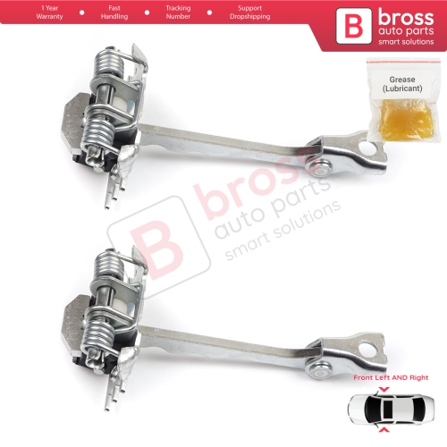 2 Pieces Front Door Hinge Stop Check Strap Limiter for Renault Scenic Grand Scenic MK3 JZ0/1 2009-2016 804310008R