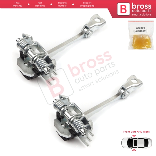 2 Pieces Front Door Hinge Stop Check Strap Limiter for Renault Scenic Grand Scenic MK3 JZ0/1 2009-2016 804310008R