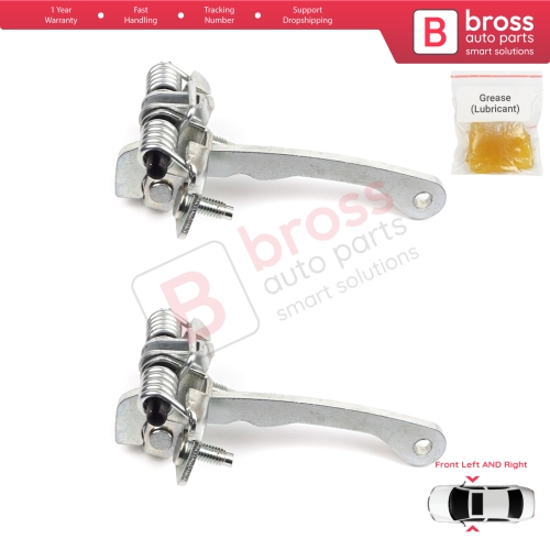 2 Pieces Front Door Hinge Stop Check Strap Limiter for Renault Express Rapid Super 5 1985-2000 6006003653 