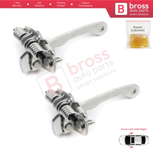 2 Pieces Front Door Hinge Stop Check Strap Limiter for Renault Express Rapid Super 5 1985-2000 6006003653 