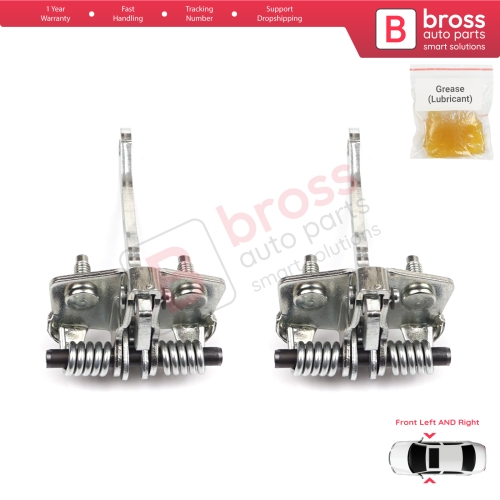 2 Pieces Front Door Hinge Stop Check Strap Limiter for Renault Express Rapid Super 5 1985-2000 6006003653 