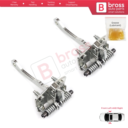 2 Pieces Front Door Hinge Stop Check Strap Limiter for Renault Express Rapid Super 5 1985-2000 6006003653 