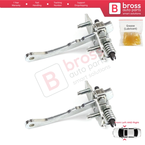 2 Pieces Front Door Hinge Stop Check Strap Limiter for Renault Express Rapid Super 5 1985-2000 6006003653 