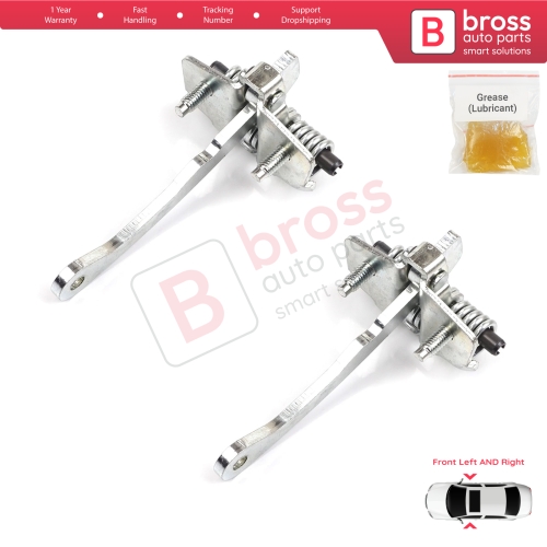 2 Pieces Front Door Hinge Stop Check Strap Limiter for Renault Express Rapid Super 5 1985-2000 6006003653 