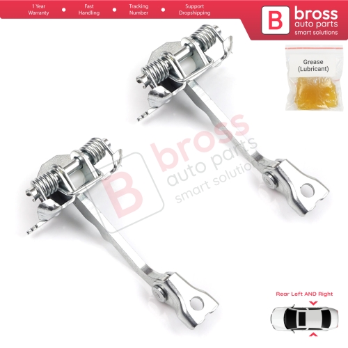 2 Pieces Rear Door Hinge Stop Check Strap Limiter for Renault Laguna MK3 X91 BT0/1 2007-2015 824310001R
