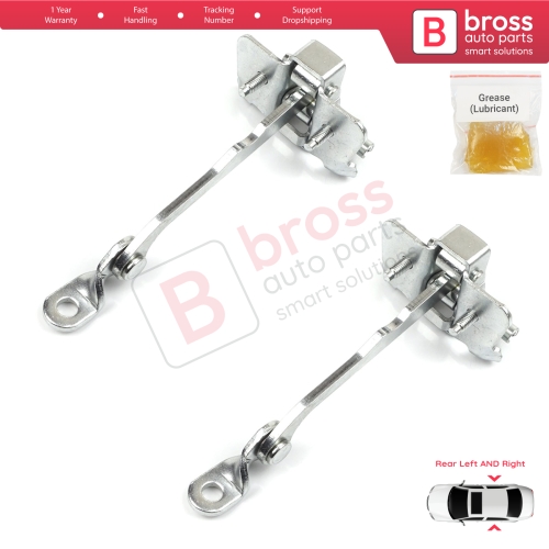 2 Pieces Rear Door Hinge Stop Check Strap Limiter 7700828428 for Renault Megane MK1 1996-2003