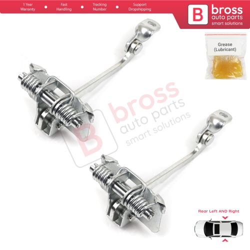 2 Pieces Rear Door Hinge Stop Check Strap Limiter 7700828428 for Renault Megane MK1 1996-2003