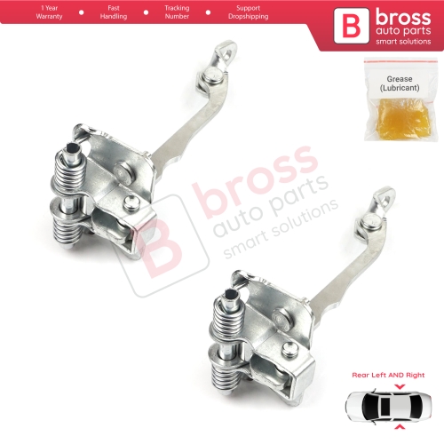 2 Pieces Rear Door Hinge Stop Check Strap Limiter 7700828428 for Renault Megane MK1 1996-2003