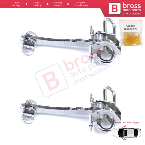 2 Pieces Front Door Hinge Stop Check Strap Limiter for Fiat Stilo 192 2001-2010 4/5 Door 51760102