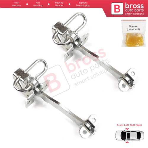 2 Pieces Front Door Hinge Stop Check Strap Limiter for Fiat Stilo 192 2001-2010 4/5 Door 51760102