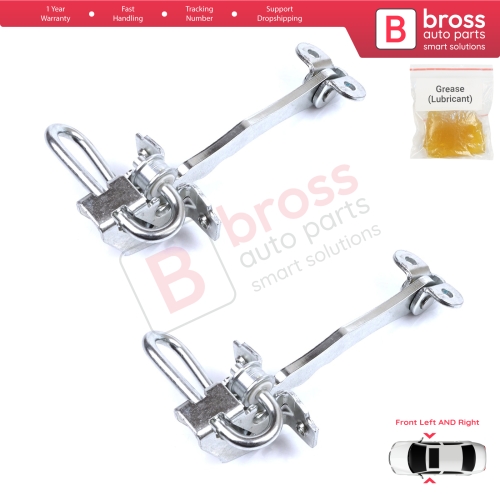 2 Pieces Front Door Hinge Stop Check Strap Limiter for Fiat Stilo 192 2001-2010 4/5 Door 51760102