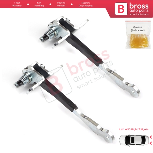 2 Pieces Left AND Right Trunk Door Hinge Stop Check Strap Limiter for Fiat Doblo MPV Van Cargo MK1 119 223 2001-2010 46790818
