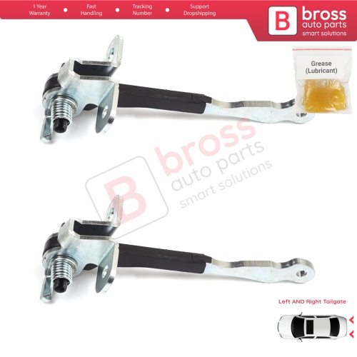 2 Pieces Left AND Right Trunk Door Hinge Stop Check Strap Limiter for Fiat Doblo MPV Van Cargo MK1 119 223 2001-2010 46790818