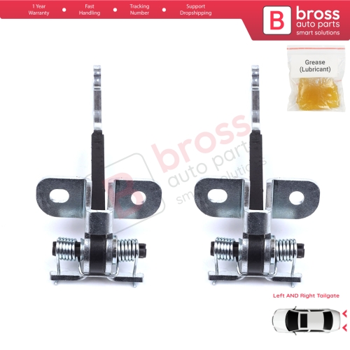 2 Pieces Left AND Right Trunk Door Hinge Stop Check Strap Limiter for Fiat Doblo MPV Van Cargo MK1 119 223 2001-2010 46790818