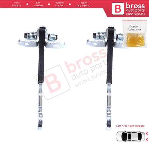 2 Pieces Left AND Right Trunk Door Hinge Stop Check Strap Limiter for Fiat Doblo MPV Van Cargo MK1 119 223 2001-2010 46790818