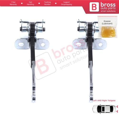 2 Pieces Left AND Right Trunk Door Hinge Stop Check Strap Limiter for Fiat Doblo MPV Van Cargo MK1 119 223 2001-2010 46790818