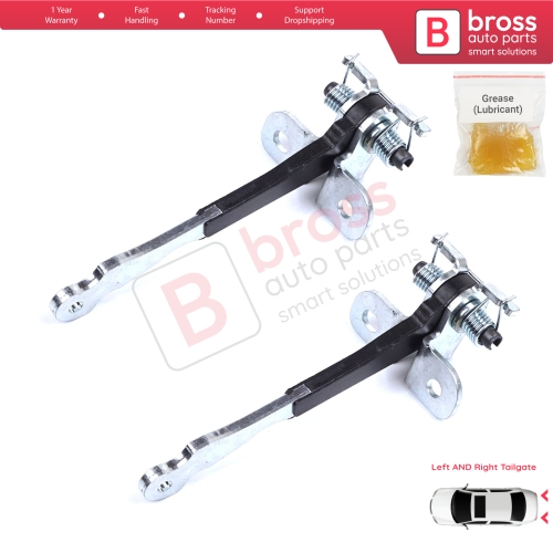 2 Pieces Left AND Right Trunk Door Hinge Stop Check Strap Limiter for Fiat Doblo MPV Van Cargo MK1 119 223 2001-2010 46790818