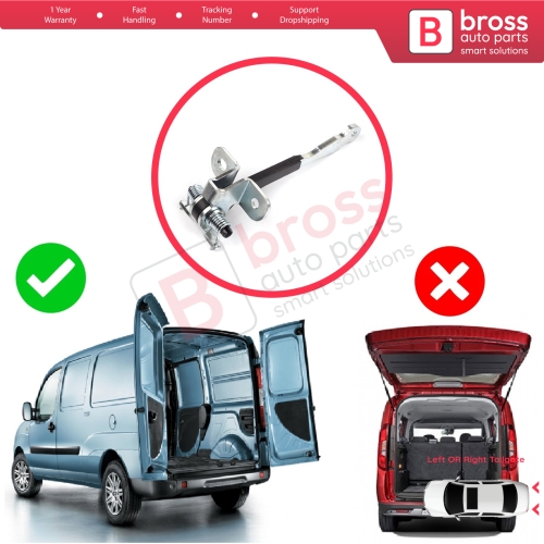 2 Pieces Left AND Right Trunk Door Hinge Stop Check Strap Limiter for Fiat Doblo MPV Van Cargo MK1 119 223 2001-2010 46790818