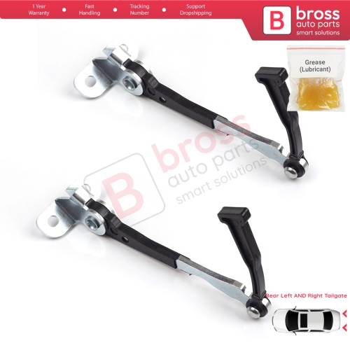2 Pieces Left AND Right Trunk Door Hinge Stop Check Strap Limiter for Fiat Doblo MPV Van Cargo MK1 119 223 2001-2010 51801197