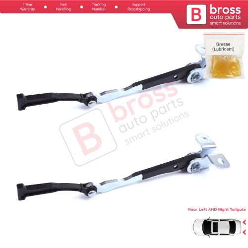 2 Pieces Left AND Right Trunk Door Hinge Stop Check Strap Limiter for Fiat Doblo MPV Van Cargo MK1 119 223 2001-2010 51801197