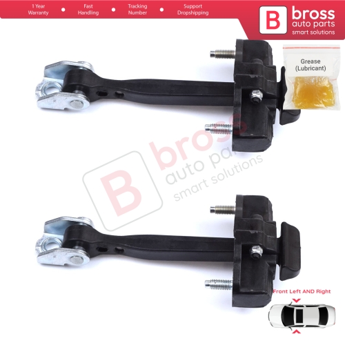 2 Pieces Front Door Hinge Stop Check Strap Limiter for Fiat 500L 351 352 2012-2022 51883508