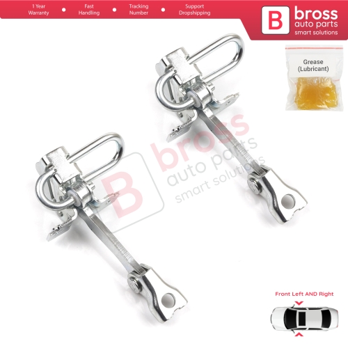 2 Pieces Front Door Hinge Stop Check Strap Limiter for Fiat Panda MK2 169 2003-2012 51779914