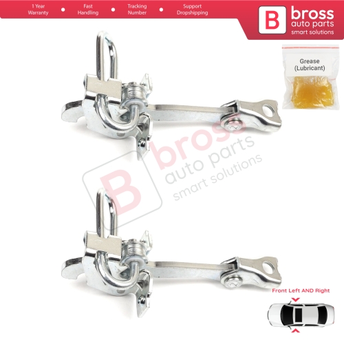 2 Pieces Front Door Hinge Stop Check Strap Limiter for Fiat Panda MK2 169 2003-2012 51779914
