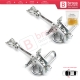 2 Pieces Front Door Hinge Stop Check Strap Limiter for Fiat Panda MK2 169 2003-2012 51779914