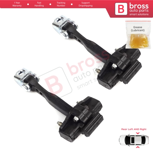 2 Pieces Rear Door Hinge Stop Check Strap Limiter for Fiat 500L 351 352 2012-2022 51883509