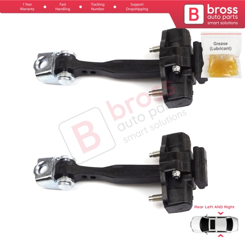 2 Pieces Rear Door Hinge Stop Check Strap Limiter for Fiat 500L 351 352 2012-2022 51883509