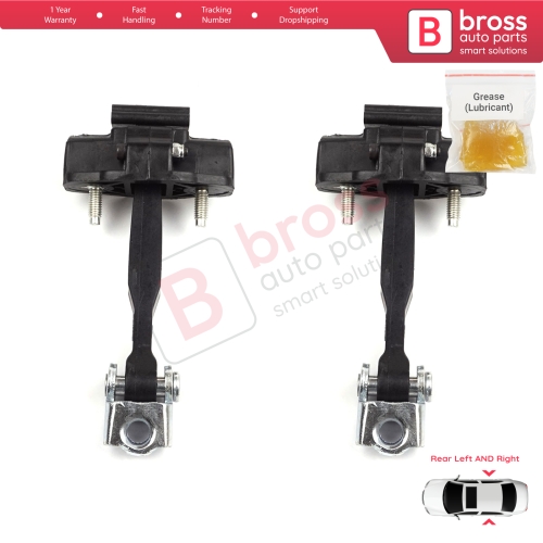 2 Pieces Rear Door Hinge Stop Check Strap Limiter for Fiat 500L 351 352 2012-2022 51883509