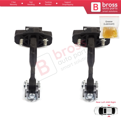 2 Pieces Rear Door Hinge Stop Check Strap Limiter for Fiat 500L 351 352 2012-2022 51883509