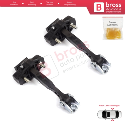 2 Pieces Rear Door Hinge Stop Check Strap Limiter for Fiat 500L 351 352 2012-2022 51883509