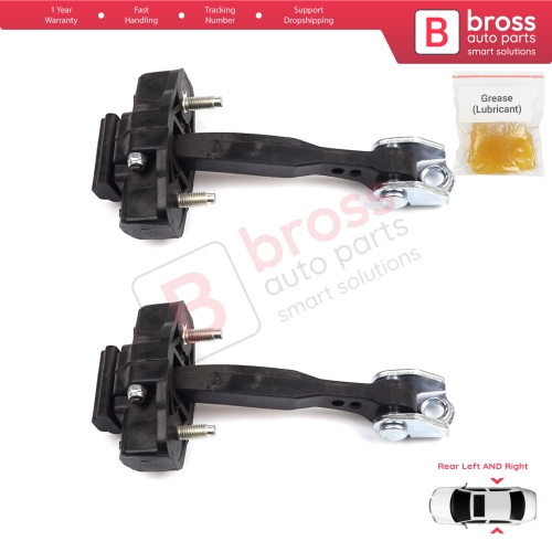 2 Pieces Rear Door Hinge Stop Check Strap Limiter for Fiat 500L 351 352 2012-2022 51883509