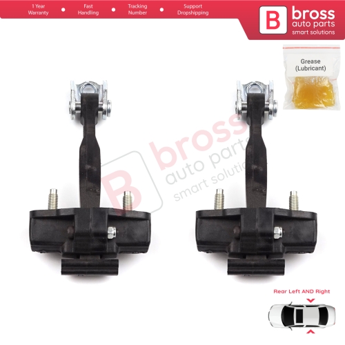 2 Pieces Rear Door Hinge Stop Check Strap Limiter for Fiat 500L 351 352 2012-2022 51883509