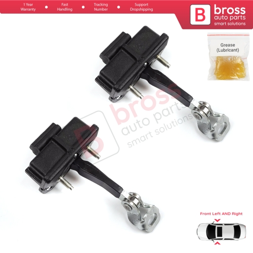 2 Pieces Front Door Hinge Stop Check Strap Limiter for Fiat Punto Evo Grande Punto 199 51961550