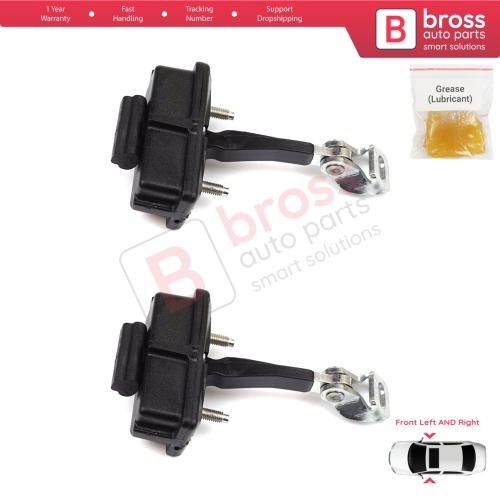 2 Pieces Front Door Hinge Stop Check Strap Limiter for Fiat Punto Evo Grande Punto 199 51961550