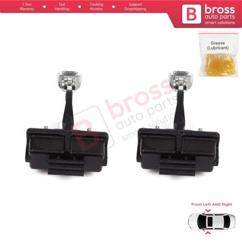 2 Pieces Front Door Hinge Stop Check Strap Limiter for Fiat Punto Evo Grande Punto 199 51961550