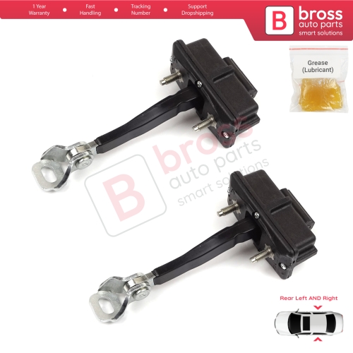 2 Pieces Rear Door Hinge Stop Check Strap Limiter for Fiat Punto Evo Grande Punto 199 51961552