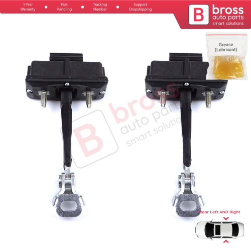 2 Pieces Rear Door Hinge Stop Check Strap Limiter for Fiat Punto Evo Grande Punto 199 51961552