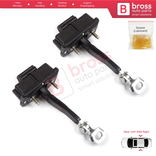 2 Pieces Rear Door Hinge Stop Check Strap Limiter for Fiat Punto Evo Grande Punto 199 51961552